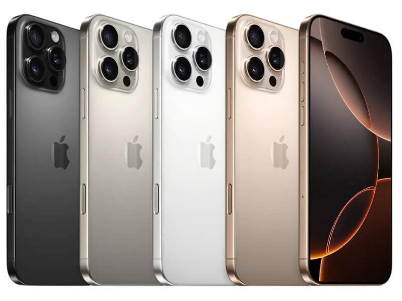 iPhone 16 Pro、iPhone 16 Pro Max顏色